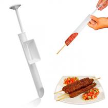 Recheador de Carnes e Modelador de Espetinhos Kafta Bege - Decorutil Recheador de Carnes e Modelador de Espetinhos Kafta Bege - Decorutil