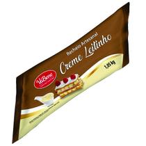 Recheio Creme Leitinho Vabene 1,01kg Sabor Suave E Cremoso Para Confeitaria