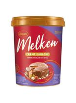 Recheio de bolo Creme Ganache Melken Chocolate Com Avelã Balde 1kg - Harald - Melken