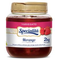 Recheio Variegato Morango Balde com 2kg
