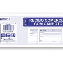 Recibo Comercial com canhoto - 50 folhas - 208x86 - sidgraph