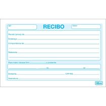 Recibo Comercial Sem Canhoto Pequeno 50 Folhas