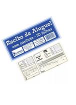 Recibo De Aluguel Bloco Com Canhoto Tamoio 50 Folhas Talão