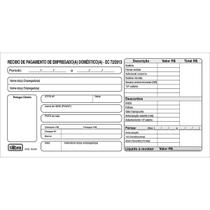 Recibo de Pagamento de Empregado(a) Doméstico(a) 13x2 Vias - 26 Folhas