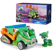 Recicladora de Caminhão de Lixo Paw Patrol Rocky Mighty Pups - Brinquedo para Crianças a partir de 3 anos