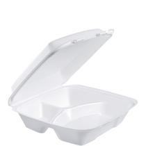 Recipiente articulado de espuma Dart 90HT3R Lg 3 Comp 650 ml (caixa com 200)