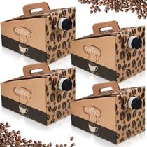 Recipiente Coffee to Go Dandat, pacote com 30 unidades de papelão isolado de 2,8 L Recipiente Coffee to Go Dandat, pacote com 30 unidades de papelão isolado de 2,8 L