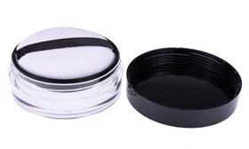 Recipiente compacto AKOAK com capacidade de 10 mL com esponja em pó