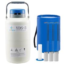 Recipiente Criogênico CXRCY YDS-3 Tanque de LN2 de Alumínio 3L