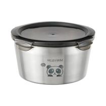Recipiente De Alimentos Empilhável Em Aço Inoxidável, Seguro Para Micro-ondas, Caixa De Almoço Para Recipiente De Alimentos Empilhável Em Aço Inoxidável, Seguro Para Micro-ondas, Caixa De Almoço Para