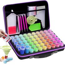 Recipiente de armazenamento ARTDOT 60 slots para kits de arte com diamantes