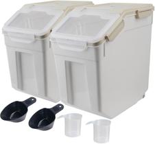 Recipiente de armazenamento de alimentos AnRui Airtight 11,34 kg com acessórios Recipiente de armazenamento de alimentos AnRui Airtight 11,34 kg com acessórios