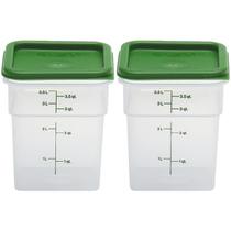 Recipiente de armazenamento de alimentos Cambro Classic Series 4L, pacote com 2