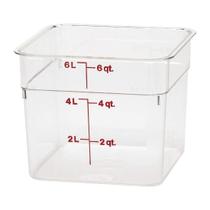 Recipiente de armazenamento de alimentos Cambro Classic Series Square 6L
