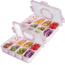 Recipiente de armazenamento de alimentos DAOTENGQL Snackle Box 30x22cm portátil