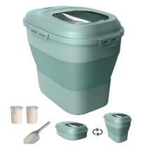 Recipiente de armazenamento de alimentos DDMOMMY Rice 20-50 libras com roda