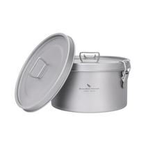 Recipiente De Armazenamento De Alimentos Em Titânio Caixa Multifuncional Com 2 Tampas Para Recipiente De Armazenamento De Alimentos Em Titânio Caixa Multifuncional Com 2 Tampas Para