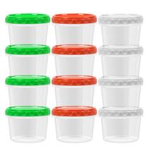 Recipiente de armazenamento de alimentos EONJOE 500ml/16oz Congelador de plástico x12