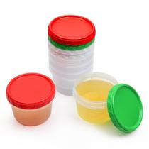 Recipiente de armazenamento de alimentos EONJOE Plastic Freezer 500mL, pacote com 6 Recipiente de armazenamento de alimentos EONJOE Plastic Freezer 500mL, pacote com 6