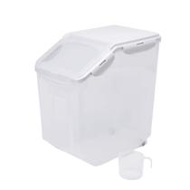 Recipiente de armazenamento de alimentos HANAMYA 15L/15 kg de arroz sem BPA