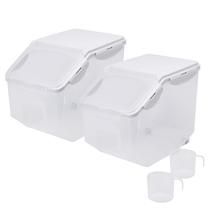 Recipiente de armazenamento de alimentos HANAMYA 20kg de arroz sem BPA 10L Recipiente de armazenamento de alimentos HANAMYA 20kg de arroz sem BPA 10L