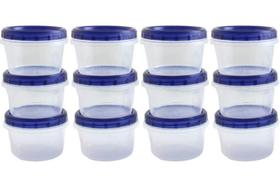 Recipiente de armazenamento de alimentos HomeyGear Twist Top 470ml, pacote com 12 Recipiente de armazenamento de alimentos HomeyGear Twist Top 470ml, pacote com 12