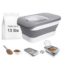 Recipiente de armazenamento de alimentos HOYTAMDAR 6 kg com tampa hermética para animais de estimação Recipiente de armazenamento de alimentos HOYTAMDAR 6 kg com tampa hermética para animais de estimação