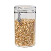 Recipiente de armazenamento de alimentos Oggi Clear Canister 2,1 L com tampa de fixação Recipiente de armazenamento de alimentos Oggi Clear Canister 2,1 L com tampa de fixação