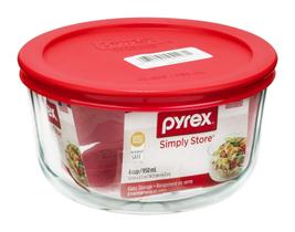 Recipiente de armazenamento de alimentos Pyrex Simply Store 1L com tampa Recipiente de armazenamento de alimentos Pyrex Simply Store 1L com tampa