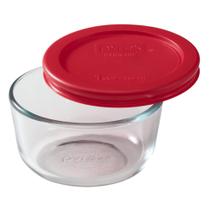 Recipiente de armazenamento de alimentos Pyrex Simply Store 250mL com tampa