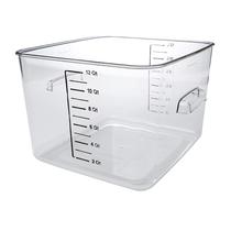 Recipiente de armazenamento de alimentos Rubbermaid Commercial 12L/12,68qt Recipiente de armazenamento de alimentos Rubbermaid Commercial 12L/12,68qt