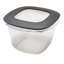 Recipiente de armazenamento de alimentos Rubbermaid Premier 7-Cup Grey