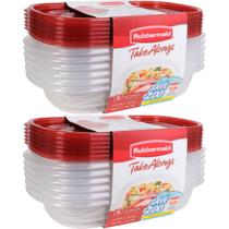 Recipiente de Armazenamento de Alimentos Rubbermaid Take Along - 4 xícaras (12 unidades)