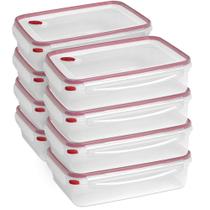 Recipiente de armazenamento de alimentos Sterilite Ultra-Seal 3.8L, pacote com 8