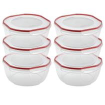 Recipiente de armazenamento de alimentos Sterilite Ultra-Seal 7.7L, pacote com 6