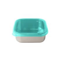 Recipiente de armazenamento de alimentos U Konserve em aço inoxidável 450ml Teal