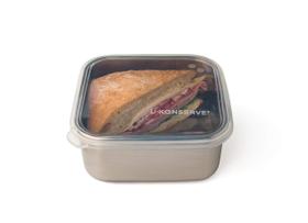 Recipiente de armazenamento de alimentos U Konserve em aço inoxidável 900mL