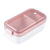 Recipiente de armazenamento de almoço Niiyen Abs Bento Box 200g/200mL rosa