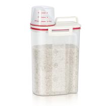Recipiente de armazenamento de arroz TBMax Airtight 4L com copo de medição Recipiente de armazenamento de arroz TBMax Airtight 4L com copo de medição