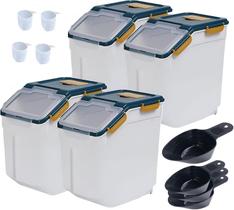 Recipiente de armazenamento de farinha AnRui 11,3 kg de arroz hermético sem BPA