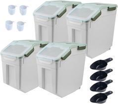 Recipiente de armazenamento de farinha AnRui 11,3 kg, hermético, 25 L, livre de BPA Recipiente de armazenamento de farinha AnRui 11,3 kg, hermético, 25 L, livre de BPA