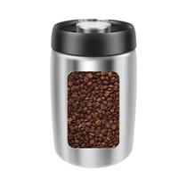 Recipiente De Armazenamento De Grãos De Café Em Aço Inoxidável De 600ml Com Monitor De Umidade E