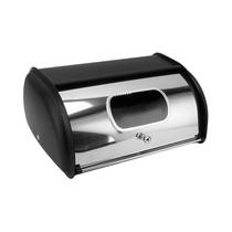 Recipiente De Armazenamento De Pão De Ferro Com Janela Para Bancada De Cozinha, Caixa De Suporte De