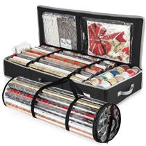 Recipiente de armazenamento de papel de embrulho e suporte de papel de embrulho transparente Recipiente de armazenamento de papel de embrulho e suporte de papel de embrulho transparente