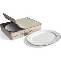 Recipiente de armazenamento de pratos Sorbus Hard Shell Organizer Recipiente de armazenamento de pratos Sorbus Hard Shell Organizer
