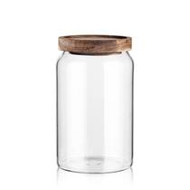 Recipiente de armazenamento de vidro Labina Airtight Food Jar 1L com tampa Recipiente de armazenamento de vidro Labina Airtight Food Jar 1L com tampa