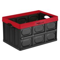Recipiente de armazenamento GREENMADE InstaCrate 45L vermelho/preto