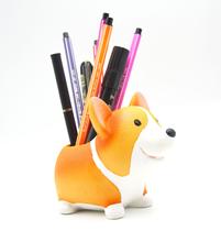 Recipiente de armazenamento MONMOB Corgi Pen Pen Pencil Brush Holder Pot Recipiente de armazenamento MONMOB Corgi Pen Pen Pencil Brush Holder Pot