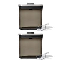 Recipiente de armazenamento OXO Steel POP 1.6L com colher para café Recipiente de armazenamento OXO Steel POP 1.6L com colher para café