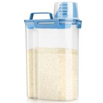 Recipiente de armazenamento Viretec Rice Hertight 1,4 a 2,3 kg com xícara